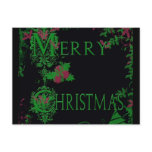 Merry Berry Christmas Elegance postcards