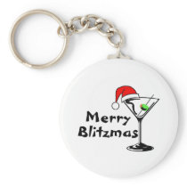 Merry Blitzmas Christmas Key Chain