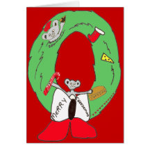 Merry Cheesemas Greeting Cards