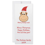 Merry Chimpmas! Christmas gifts rack cards