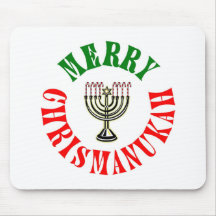 Merry Chrismanukah Mouse Pad