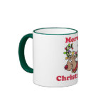 Merry Chrismas Reindeer in lights Mug