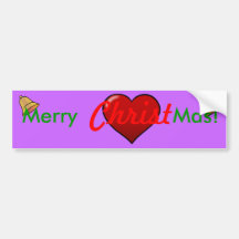 Merry Christ Mas! Bumper Sticker