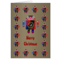Merry Christmas ANDROID  Buy Blank or Add Greeting Card