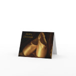 Merry Christmas Ballet Shoes Card