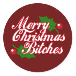 Merry Christmas Bitches! stickers