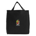 Merry christmas-black embroidered bags