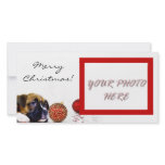 Merry Christmas Boxer puppy photocard