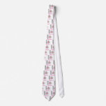 Merry Christmas Breast Cancer Pink Ribbon Wreath ties