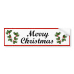 Merry Christmas Bumper Sticker bumper stickers