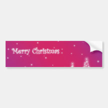 Merry Christmas Bumper Sticker
