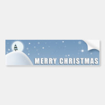 Merry Christmas Bumper Stickers