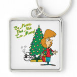 merry christmas but not too merry funny cartoon keychains
