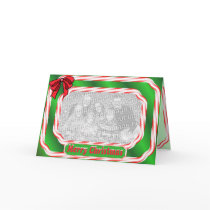 Merry Christmas Candy Cane Border