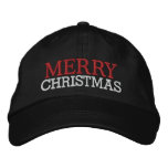 Merry Christmas Cap by SRF Embroidered Baseball Cap