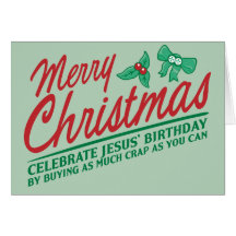Merry Christmas - Celebrate Jesus' Birthday Cards