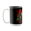 Merry Christmas Classic Santa Designed Coffee Mug