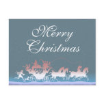 MERRY CHRISTMAS COACH by SHARON SHARPE postcards