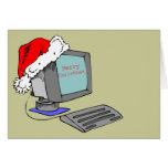 Merry Christmas Computer Greeting Card