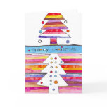 Merry Christmas Contemporary Trees cards