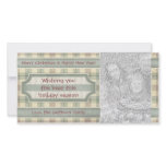 Merry Christmas Country Rustic photo cards