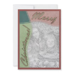 Merry Christmas! Custom Photo Red Green Party invitations