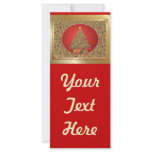 Merry Christmas Customized Rack Card