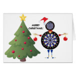 Merry Christmas Dart Player Cards