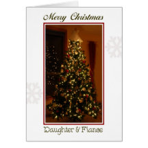 Merry Christmas Daughter & Fiance Cards