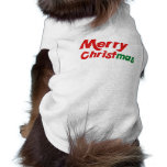 Merry Christmas pet clothing