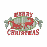 Merry Christmas embroidered shirts