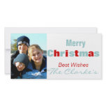 Merry Christmas Family Photo Card photo cards