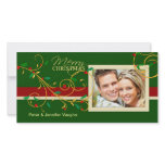 Merry Christmas Fancy Holiday Photo Cards photo cards