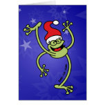 Merry Christmas Frog Cards