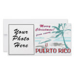 Merry Christmas from sunny PR! Customized Photo Card