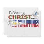 Merry Christmas From the Philippines invitations