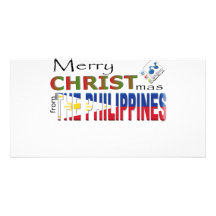 Merry Christmas From the Philippines Photo Card