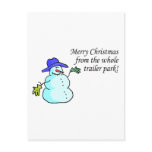 Merry Christmas From The Whole Trailer Park 2 postcards