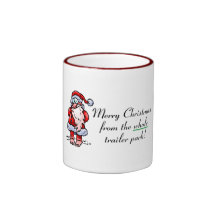 Merry Christmas From The Whole Trailer Park Coffee Mugs