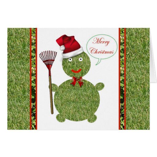 Lawn Care Christmas Cards 