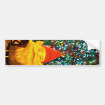 Merry Christmas Gnome Bumper Sticker