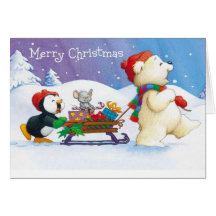 Merry Christmas Greeting Card