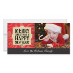 Merry Christmas & Happy New Year Photo Card photo cards