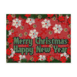 Merry Christmas Happy New Year postcards