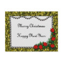 Merry Christmas Happy New Year postcards