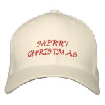 MERRY CHRISTMAS HAT embroidered hats