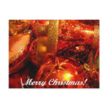 Merry Christmas Holiday Decorations Post Cards