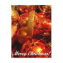 Merry Christmas Holiday Decorations Post Card
