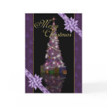 Merry Christmas - Holiday Tree And Lights Greeting Cards