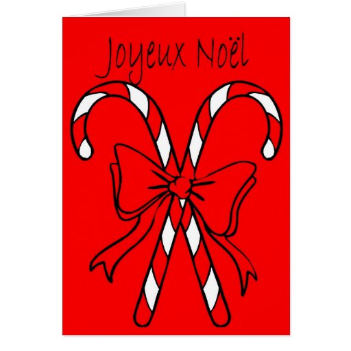 Merry Christmas In French Card | Zazzle